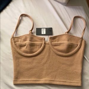 Bustier type tank top